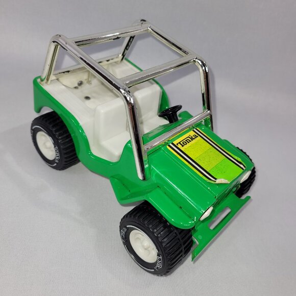 Tonka 1980s Vintage 6" Green Jeep Renegade XR-101 Metal Pressed Steel & Plastic - Picture 1 of 1